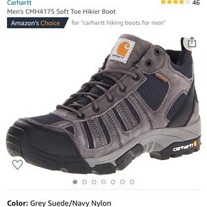 Mens Carhartt suede hikier boots size 13